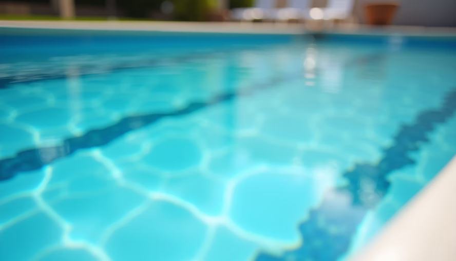 crystal clear swimming pool free of algae